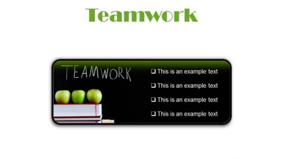 Teamwork Business PowerPoint Presentation Slides R