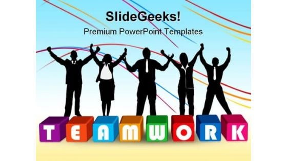 Teamwork Business PowerPoint Templates And PowerPoint Backgrounds 1211