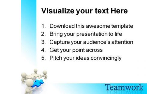 Teamwork Business PowerPoint Themes And PowerPoint Slides 0511