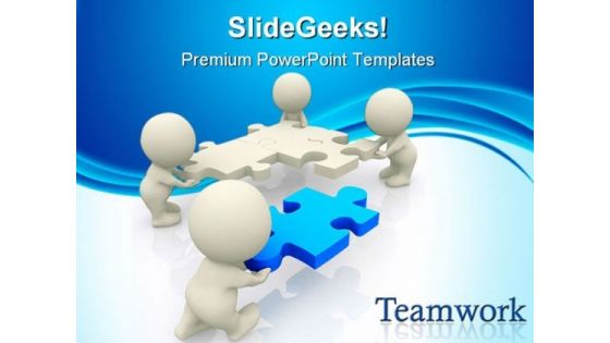 Teamwork Business PowerPoint Themes And PowerPoint Slides 0511