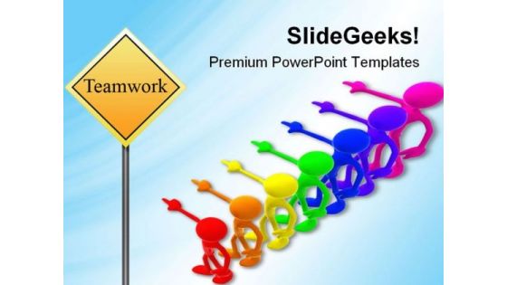 Teamwork Business PowerPoint Themes And PowerPoint Slides 0611