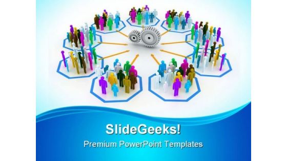 Teamwork Concept01 Business PowerPoint Themes And PowerPoint Slides 0811