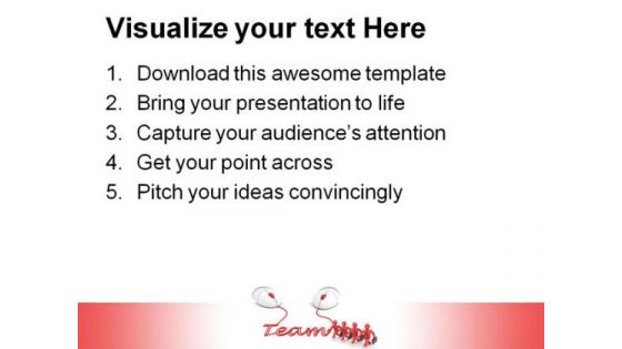 Teamwork Concept Business PowerPoint Themes And PowerPoint Slides 0811