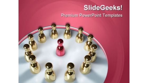 Teamwork Concept Chess Sports PowerPoint Themes And PowerPoint Slides 0611