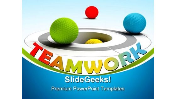 Teamwork Concept Leadership PowerPoint Templates And PowerPoint Backgrounds 0311