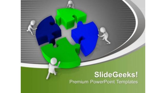 Teamwork Concept To Complete The Task PowerPoint Templates Ppt Backgrounds For Slides 0713 Teamwork Concept To Complete The Task PowerPoint Templates Ppt Backgrounds For Slides 0713
