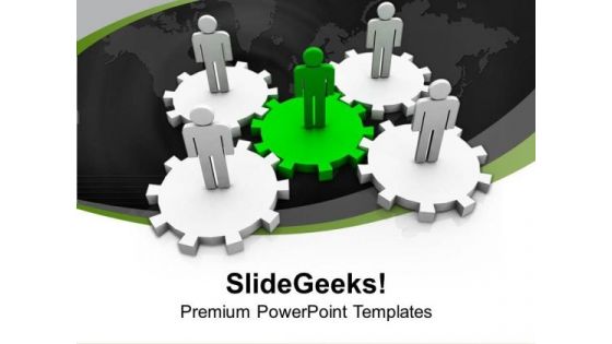 Teamwork Gives Excellent Results PowerPoint Templates Ppt Backgrounds For Slides 0513