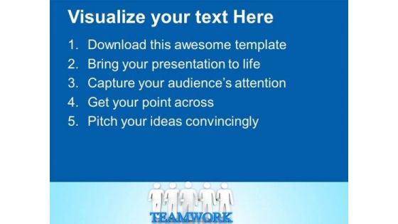 Teamwork Gives Success PowerPoint Templates Ppt Backgrounds For Slides 0513