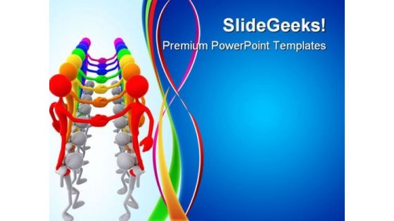 Teamwork Handshake PowerPoint Themes And PowerPoint Slides 0811