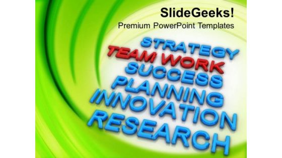 Teamwork Is Key Of Success PowerPoint Templates Ppt Backgrounds For Slides 0513