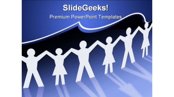 Teamwork Of People Leadership PowerPoint Templates And PowerPoint Backgrounds 0811