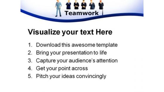 Teamwork People02 PowerPoint Themes And PowerPoint Slides 0811