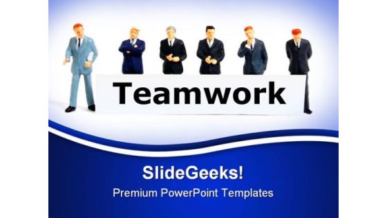 Teamwork People02 PowerPoint Themes And PowerPoint Slides 0811