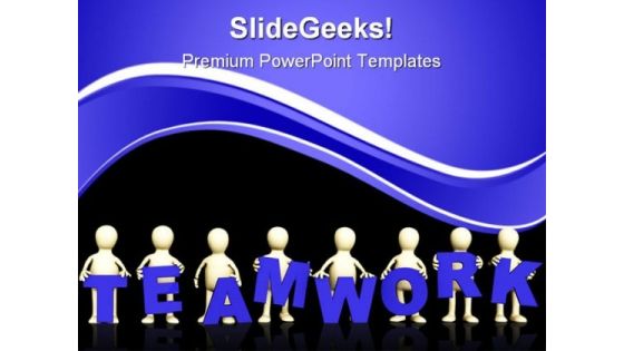 Teamwork People PowerPoint Templates And PowerPoint Backgrounds 0511