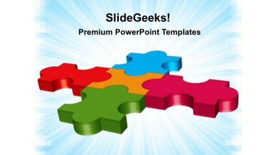 Teamwork Puzzle Business PowerPoint Templates And PowerPoint Themes 0212