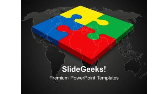 Teamwork Puzzle Communication PowerPoint Templates And PowerPoint Themes 0412