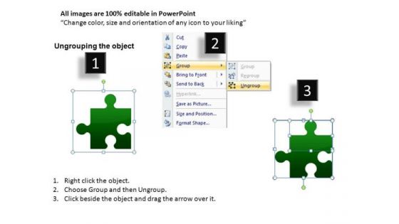 Teamwork Puzzle Pieces PowerPoint Slides Ppt Template Graphics