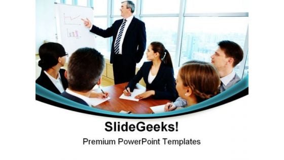 Teamwork Seminar Business PowerPoint Themes And PowerPoint Slides 0811