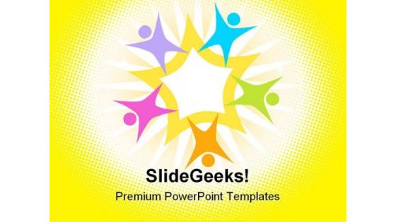 Teamwork Star Shapes PowerPoint Themes And PowerPoint Slides 0511 Teamwork Star Shapes PowerPoint Themes And PowerPoint Slides 0511