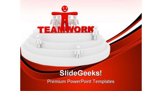 Teamwork Success Business PowerPoint Templates And PowerPoint Backgrounds 0811