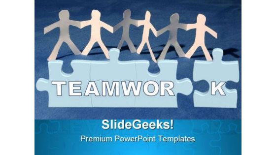 Teamwork Success PowerPoint Themes And PowerPoint Slides 0511