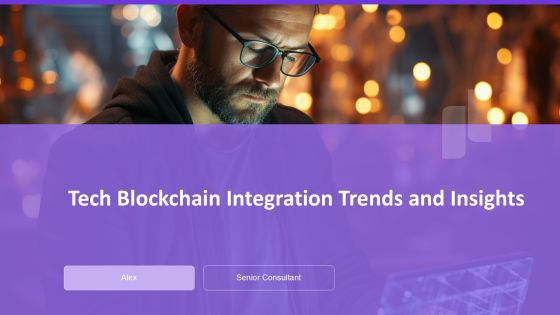 Tech Blockchain Integration Trends And Insights PPT Template AT