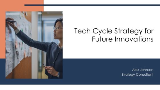 Tech Cycle Strategy For Future Innovations PPT Template AT