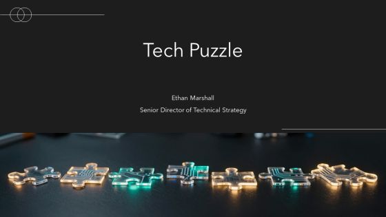 Tech Puzzle PPT Template VM