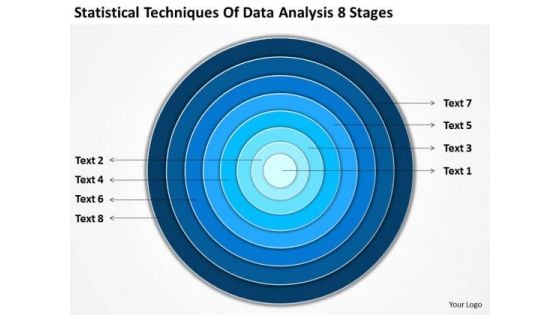 Techniques Of Data Analysis 8 Stages Business Plan Template PowerPoint Slides