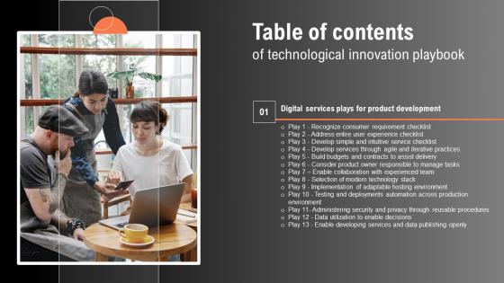 Technological Innovation Playbook Table Of Contents Summary Pdf Technological Innovation Playbook Table Of Contents Summary Pdf