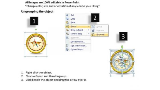 Technology Compass 2 PowerPoint Slides And Ppt Diagram Templates