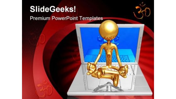 Technology Guru Internet PowerPoint Templates And PowerPoint Backgrounds 0711