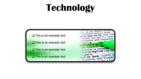 Technology Industrial PowerPoint Presentation Slides R