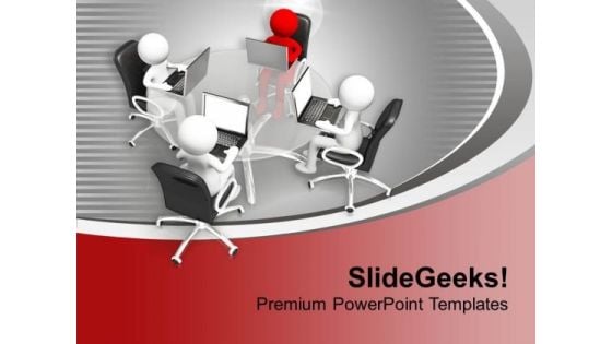 Technology Make You Stand Out In Crowd PowerPoint Templates Ppt Backgrounds For Slides 0313