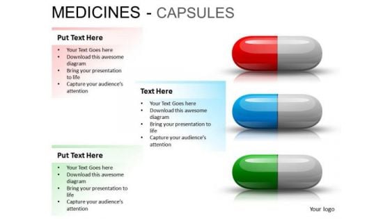 Technology Medical Capsules PowerPoint Slides And Ppt Diagram Templates