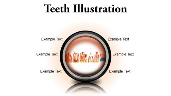 Teeth Illustration Dental PowerPoint Presentation Slides Cc