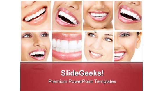 Teeth Medical PowerPoint Templates And PowerPoint Backgrounds 0711