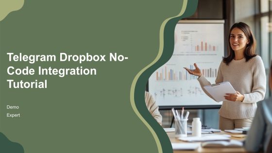 Telegram Dropbox No Code Integration Tutorial PPT Graphics AT