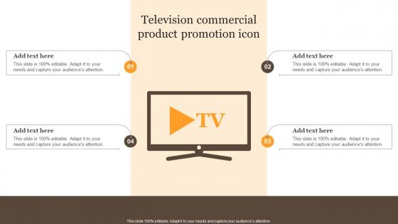 Television Commercial Product Promotion Icon Topics Pdf