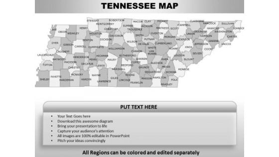 Tennessee PowerPoint Maps