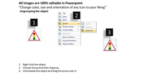 Terminal Ticket Traffic Light PowerPoint Slides And Ppt Diagram Templates