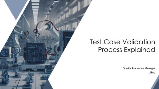 Test Case Validation Process Explained PPT Graphics AT