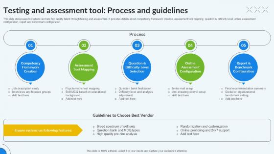 Testing And Assessment Tool Enhancing Recruitment Process PPT PowerPoint Testing And Assessment Tool Enhancing Recruitment Process PPT PowerPoint