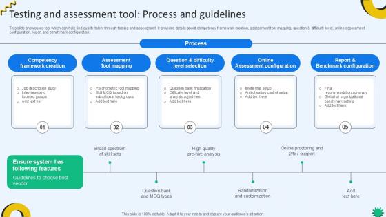 Testing And Assessment Tool Process Cloud Recruiting Technologies PPT Template Testing And Assessment Tool Process Cloud Recruiting Technologies PPT Template