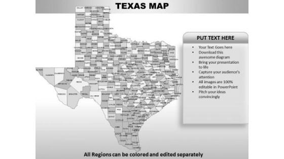 Texas PowerPoint Maps