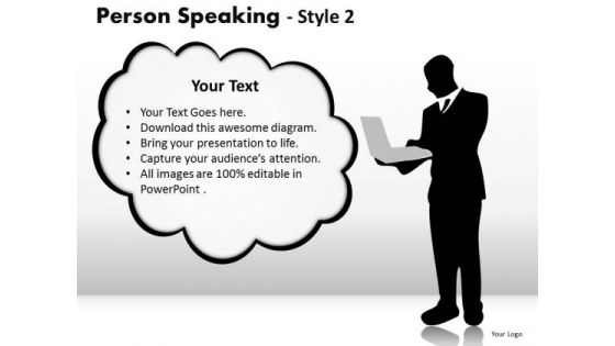 Text Boxes Person Speaking 2 PowerPoint Slides And Ppt Diagram Templates
