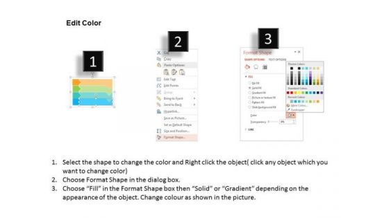 Text Boxes With Icons For Target Planning PowerPoint Templates