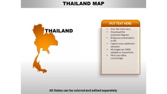 Thailand PowerPoint Maps