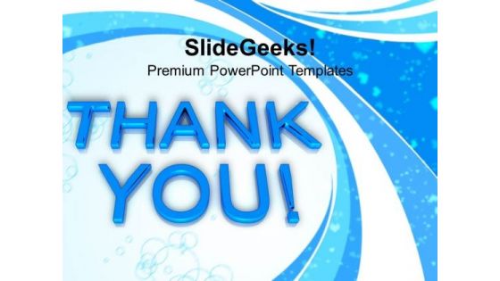 Thank You Abstract PowerPoint Templates And PowerPoint Themes 1112