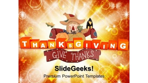 Thanksgiving Cubes Festival PowerPoint Templates And PowerPoint Themes 1012